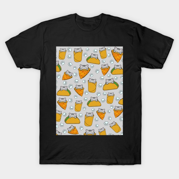 Yummy food pattern T-Shirt by Purrfect